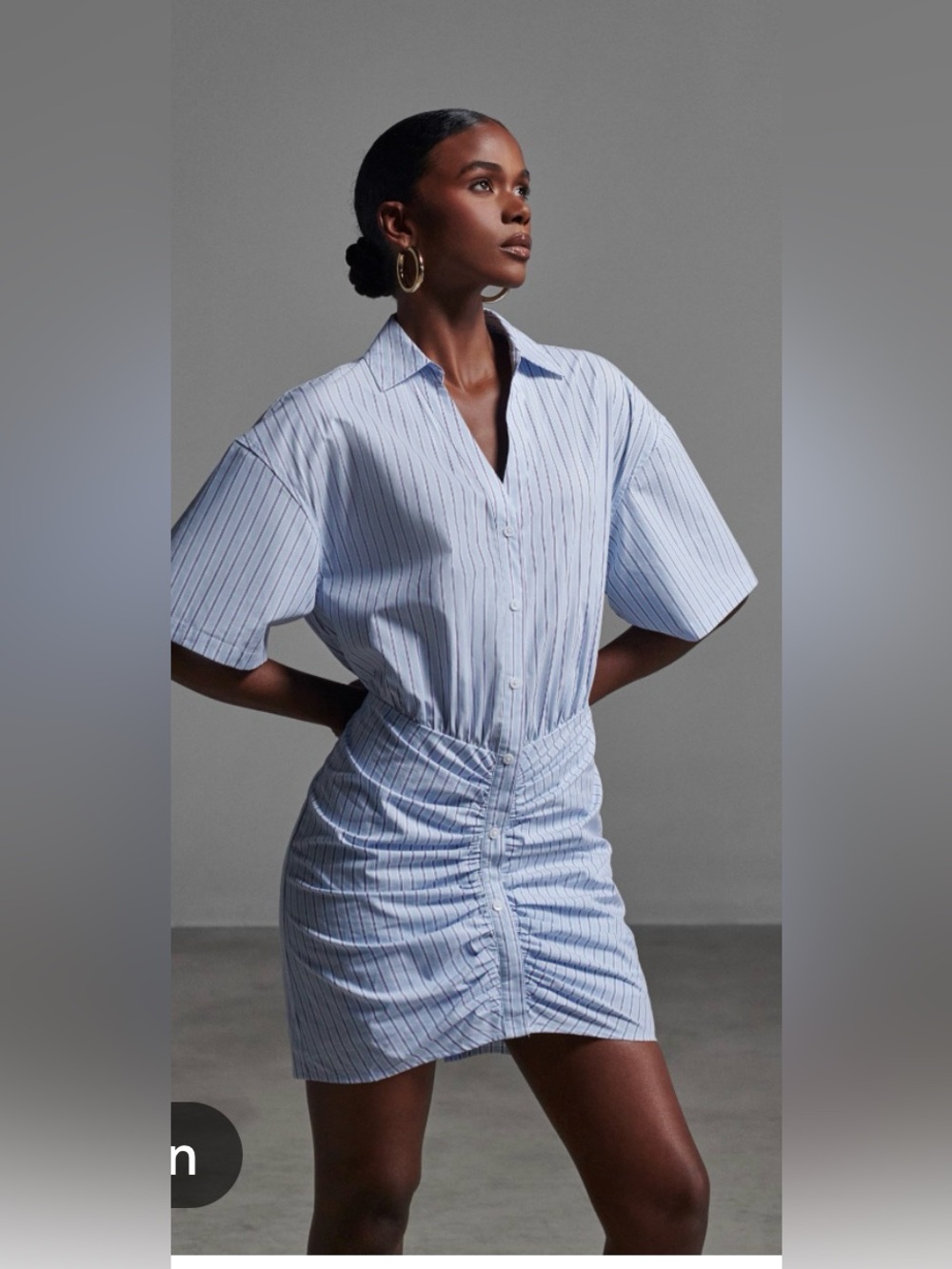 KBB by Kahlana Pinstripe Shirt Dress Size small
Chic KBB by Kahlana shirt NWT